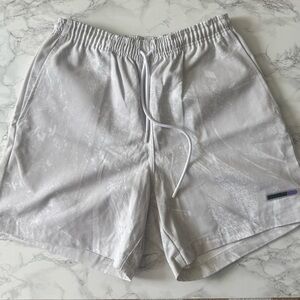 Insomniac LTD Size Small Gray White Shorts Drawstring